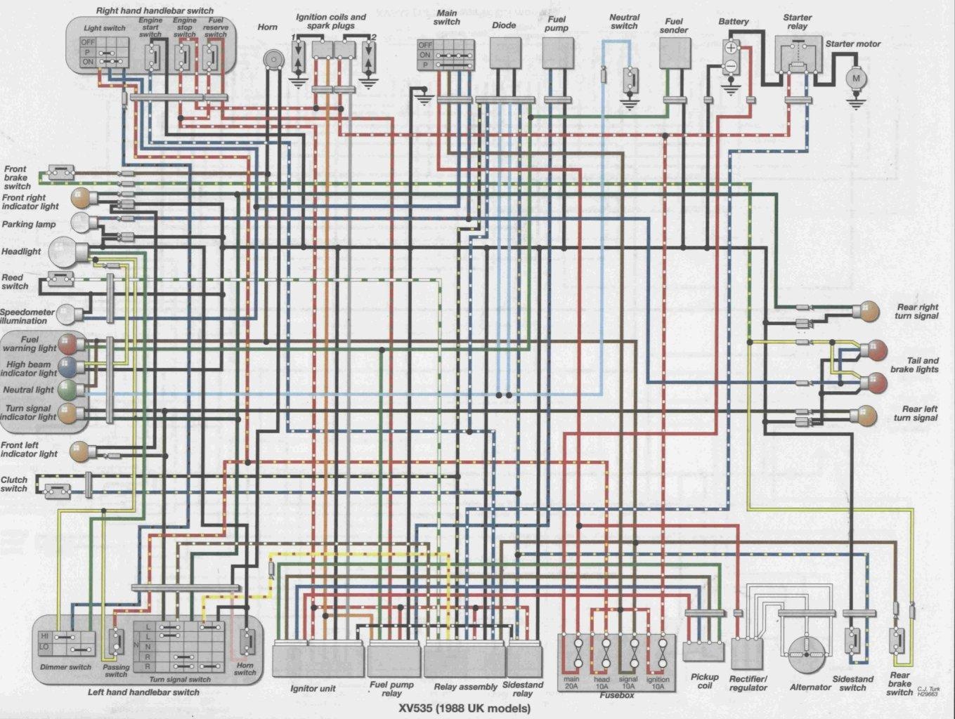 Cavi Elettrici Frizione Virago 535