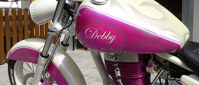 racer rosa custom aluminium